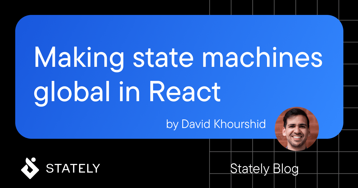 Making state machines global in React | Stately